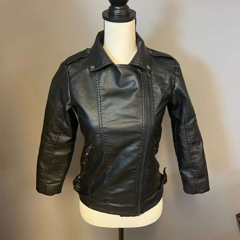 LJYH pleather leather jacket 11-12 years‎
